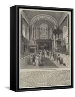 Interior of St George's Church, Hanover-Square-null-Framed Stretched Canvas