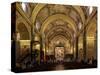 Interior of St. John's Cocathedral, Valletta, Malta, Europe-Nick Servian-Stretched Canvas