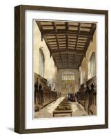 Interior of St John's College Chapel, Cambridge, Cambridgeshire-null-Framed Giclee Print