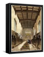 Interior of St John's College Chapel, Cambridge, Cambridgeshire-null-Framed Stretched Canvas