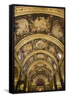 Interior of St. Johns Co-Cathedral in Valletta, Malta-Martin Zwick-Framed Stretched Canvas