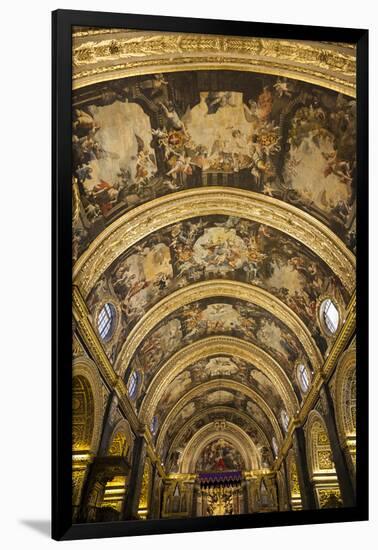 Interior of St. Johns Co-Cathedral in Valletta, Malta-Martin Zwick-Framed Photographic Print