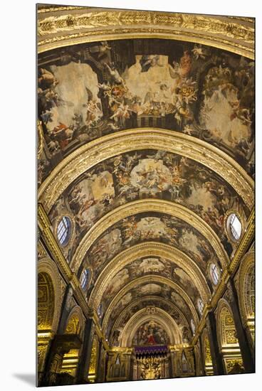 Interior of St. Johns Co-Cathedral in Valletta, Malta-Martin Zwick-Mounted Premium Photographic Print