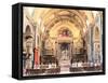 Interior of St Johns Co-Cathedral, Valletta, Malta-Peter Thompson-Framed Stretched Canvas