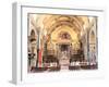 Interior of St Johns Co-Cathedral, Valletta, Malta-Peter Thompson-Framed Photographic Print