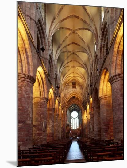 Interior of St. Magnus Cathedral, Kirkwall, Mainland, Orkney Islands, Scotland, UK-Patrick Dieudonne-Mounted Photographic Print