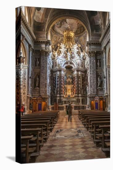 Interior of St. Maria Di Nazareth Church, Venice, UNESCO World Heritage Site, Veneto, Italy, Europe-Guy Thouvenin-Stretched Canvas