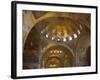 Interior of St. Mark's Basilica with Golden Byzantine Mosaics Illuminated, Venice-Peter Barritt-Framed Photographic Print