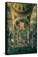 Interior of St. Marks Church, Venice-Canaletto-Framed Stretched Canvas