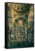 Interior of St. Marks Church, Venice-Canaletto-Framed Stretched Canvas