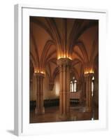 Interior of St Mary Cathedral, Sezze, Lazio, Italy, 13th-16th Century-null-Framed Giclee Print