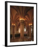 Interior of St Mary Cathedral, Sezze, Lazio, Italy, 13th-16th Century-null-Framed Giclee Print