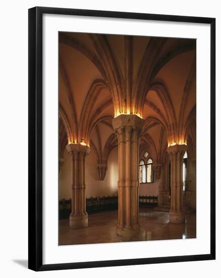 Interior of St Mary Cathedral, Sezze, Lazio, Italy, 13th-16th Century-null-Framed Giclee Print