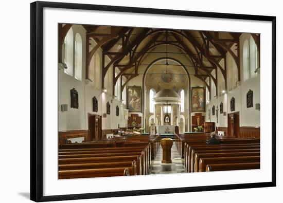 Interior of St Marys Catholic Church, Belfast, Northern Ireland, 2010-Peter Thompson-Framed Photographic Print