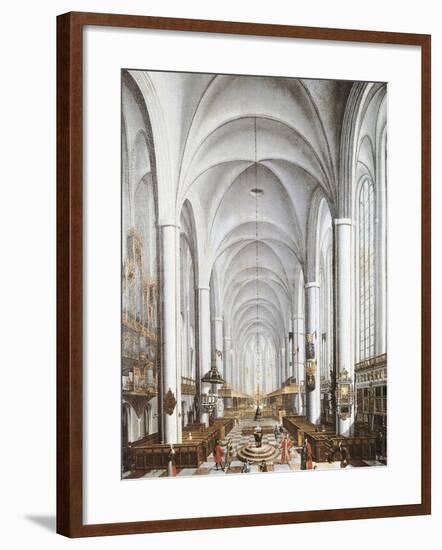 Interior of St Michael Church in Lueneburg-null-Framed Giclee Print