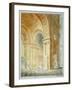 Interior of St Paul's Cathedral, City of London, 1836-null-Framed Giclee Print