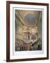 Interior of St Paul's Cathedral During the Funeral of the Duke of Wellington, London, 1852-William Simpson-Framed Giclee Print