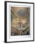 Interior of St Paul's Cathedral During the Funeral of the Duke of Wellington, London, 1852-William Simpson-Framed Giclee Print