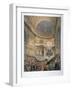 Interior of St Paul's Cathedral During the Funeral of the Duke of Wellington, London, 1852-William Simpson-Framed Giclee Print