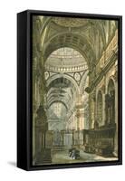Interior of St Paul's Cathedral, London-null-Framed Stretched Canvas