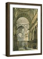 Interior of St Paul's Cathedral, London-null-Framed Giclee Print