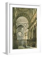 Interior of St Paul's Cathedral, London-null-Framed Giclee Print