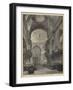 Interior of St Paul's During the Service, Looking West-null-Framed Giclee Print