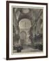 Interior of St Paul's During the Service, Looking West-null-Framed Giclee Print