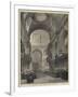 Interior of St Paul's During the Service, Looking West-null-Framed Giclee Print