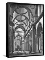 'Interior of St. Paul's, looking East', 1835, (1845)-John Jackson-Framed Stretched Canvas