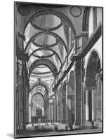 'Interior of St. Paul's, looking East', 1835, (1845)-John Jackson-Mounted Giclee Print