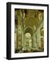 Interior of St. Peter's Basilica, 1754-Giovanni Paolo Pannini-Framed Giclee Print