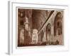 Interior of St. Peter's Basilica, 1833-Agostino Tofanelli-Framed Giclee Print