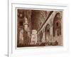 Interior of St. Peter's Basilica, 1833-Agostino Tofanelli-Framed Giclee Print