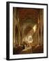 Interior of St. Peter's Church, Newcastle Upon Tyne-John Wilson Carmichael-Framed Giclee Print