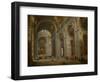 Interior of St. Peter's in Rome-Giovanni Paolo Panini-Framed Art Print