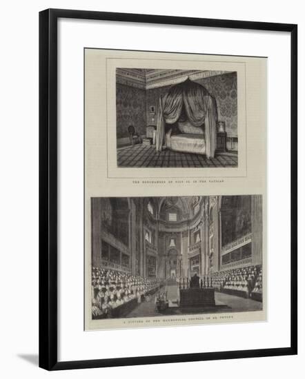 Interior of St Peter's, Vatican-null-Framed Giclee Print