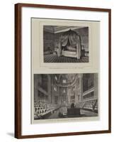Interior of St Peter's, Vatican-null-Framed Giclee Print