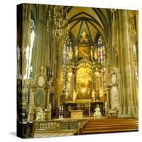 Interior of St. Stephan's Cathedral, Vienna, Austria-Christopher Rennie-Stretched Canvas