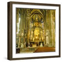 Interior of St. Stephan's Cathedral, Vienna, Austria-Christopher Rennie-Framed Photographic Print