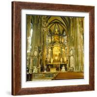 Interior of St. Stephan's Cathedral, Vienna, Austria-Christopher Rennie-Framed Photographic Print