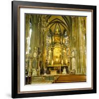Interior of St. Stephan's Cathedral, Vienna, Austria-Christopher Rennie-Framed Photographic Print
