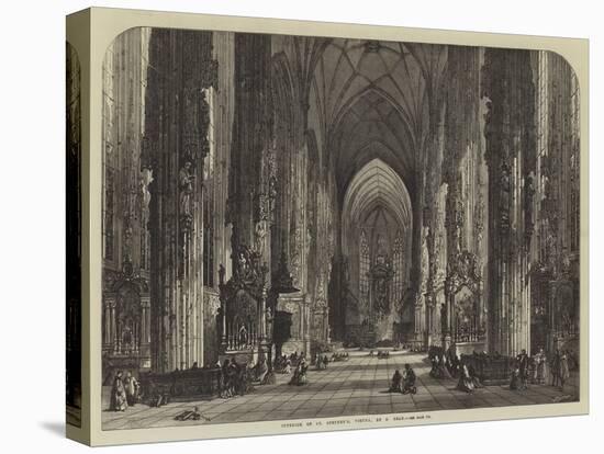 Interior of St Stephen's, Vienna-Samuel Read-Stretched Canvas