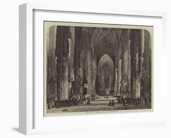 Interior of St Stephen's, Vienna-Samuel Read-Framed Giclee Print