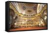 Interior of Suleymaniye Mosque, UNESCO World Heritage Site, Istanbul, Turkey, Europe-Neil Farrin-Framed Stretched Canvas
