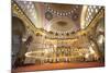 Interior of Suleymaniye Mosque, UNESCO World Heritage Site, Istanbul, Turkey, Europe-Neil Farrin-Mounted Photographic Print