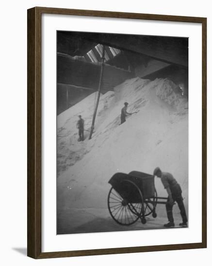 Interior of Synthetic Ammonia and Nitrate Ltd. Factory, Part of Imperial Chemical Industries-Emil Otto Hoppé-Framed Photographic Print