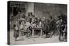 Interior of Tavern, 1859, France, 19th Century-null-Stretched Canvas