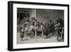 Interior of Tavern, 1859, France, 19th Century-null-Framed Giclee Print