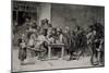 Interior of Tavern, 1859, France, 19th Century-null-Mounted Giclee Print